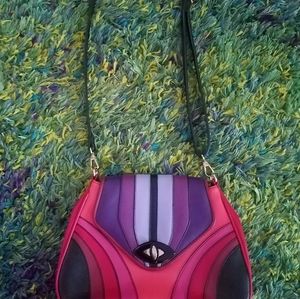 Sharif Multicolored Leather Crossbody Handbag
